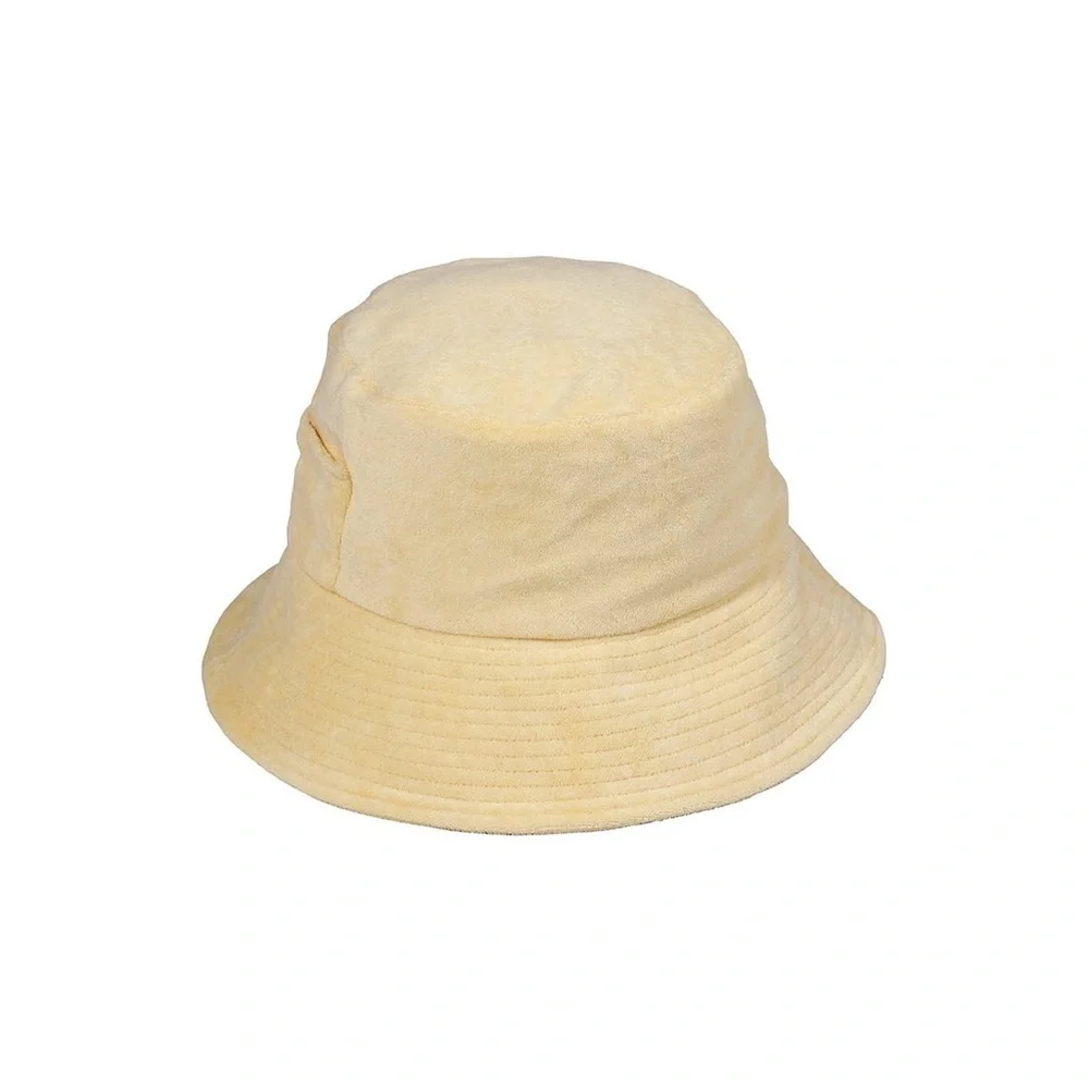 Lack Of Color Terry Cloth Wave Bucket Hat